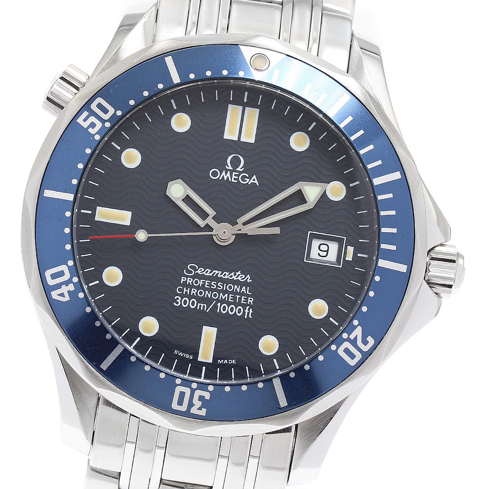 OMEGA Seamaster300 2531.80 Date Navy Dial Automatic Men's Watch_864512