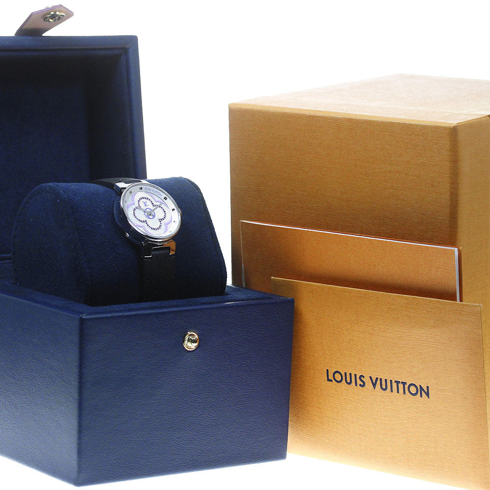 LOUIS VUITTON Tambour Moon Divine PM Lila QA160 Quartz Ladies Watch_864515