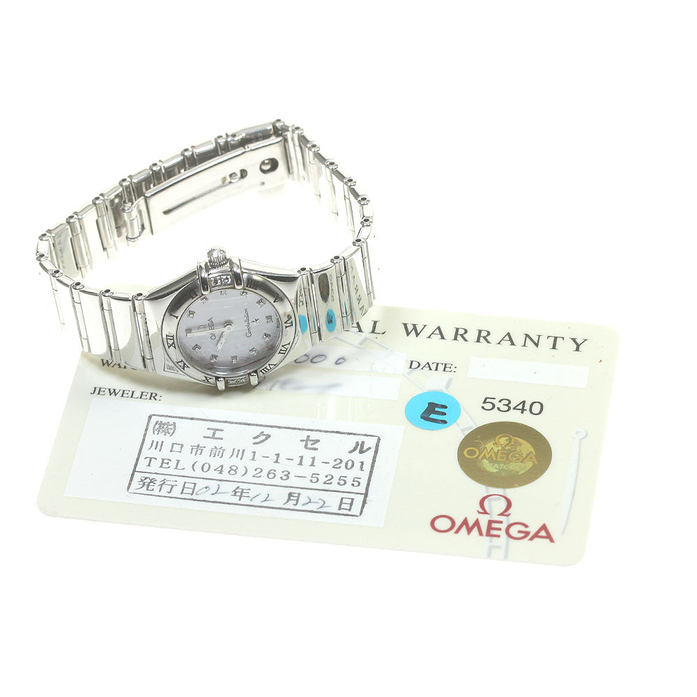OMEGA Constellation 1566.66 Side diamond 12P Quartz Ladies Watch_864517