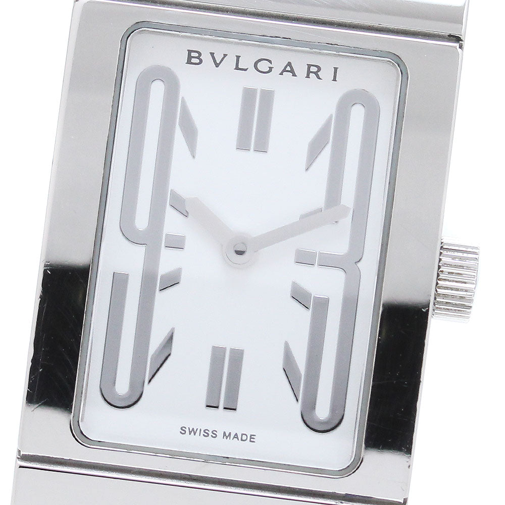 BVLGARI Rettangolo RT39S white Dial Quartz Ladies Watch_864522