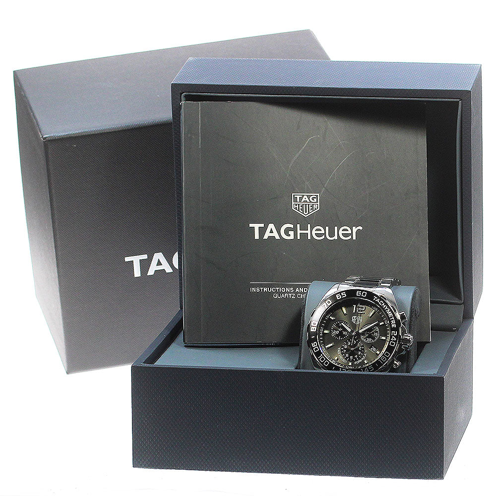 TAG HEUER Formula 1 CAZ1011 Chronograph Date gray Dial Quartz Men's Watch_864529
