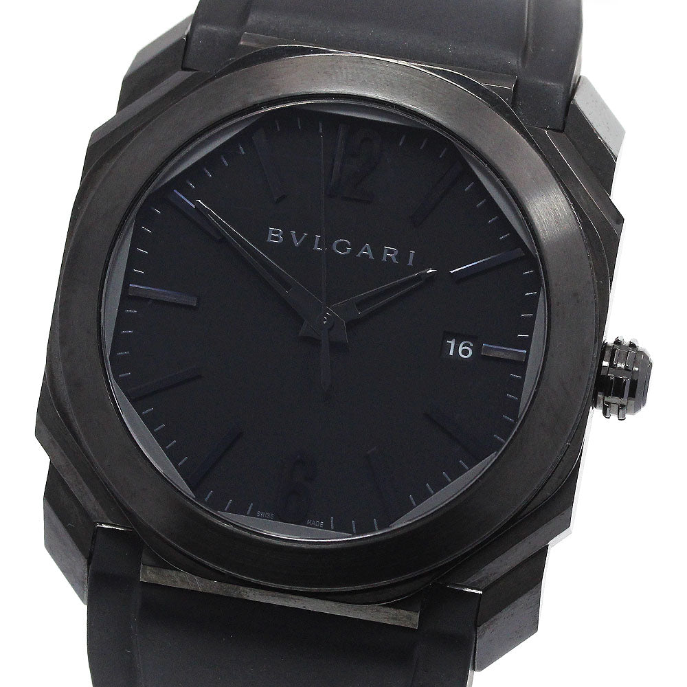 BVLGARI Okto Ultra Nero BG041BBSVD/N black Dial Automatic Men's Watch_864531
