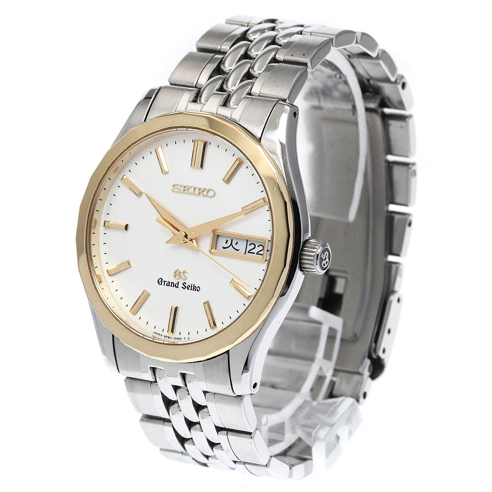 SEIKO Grand Seiko SBGT002/9F83-9A10 YG Bezel Day Date Quartz Men's Watch_864534