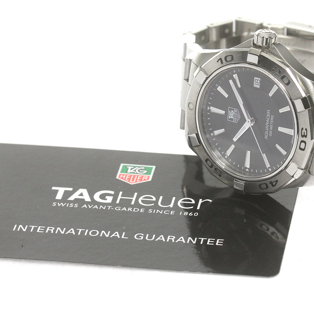 TAG HEUER Aqua racer WAP1110 Date black Dial Quartz Men's Watch_864536