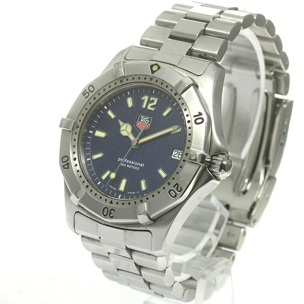 TAG HEUER 2000 series WK1113 Date Blue Dial Quartz Men's Watch_864540