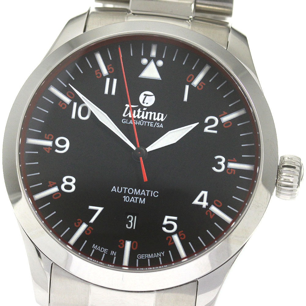 TUTIMA Glashütte Flieger 6105-02 Date black Dial Automatic Men's Watch_864567