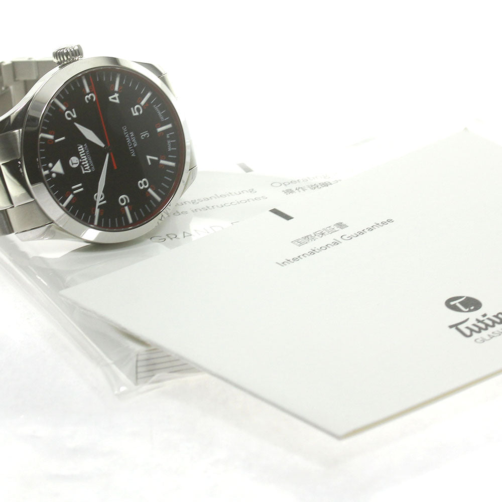 TUTIMA Glashütte Flieger 6105-02 Date black Dial Automatic Men's Watch_864567