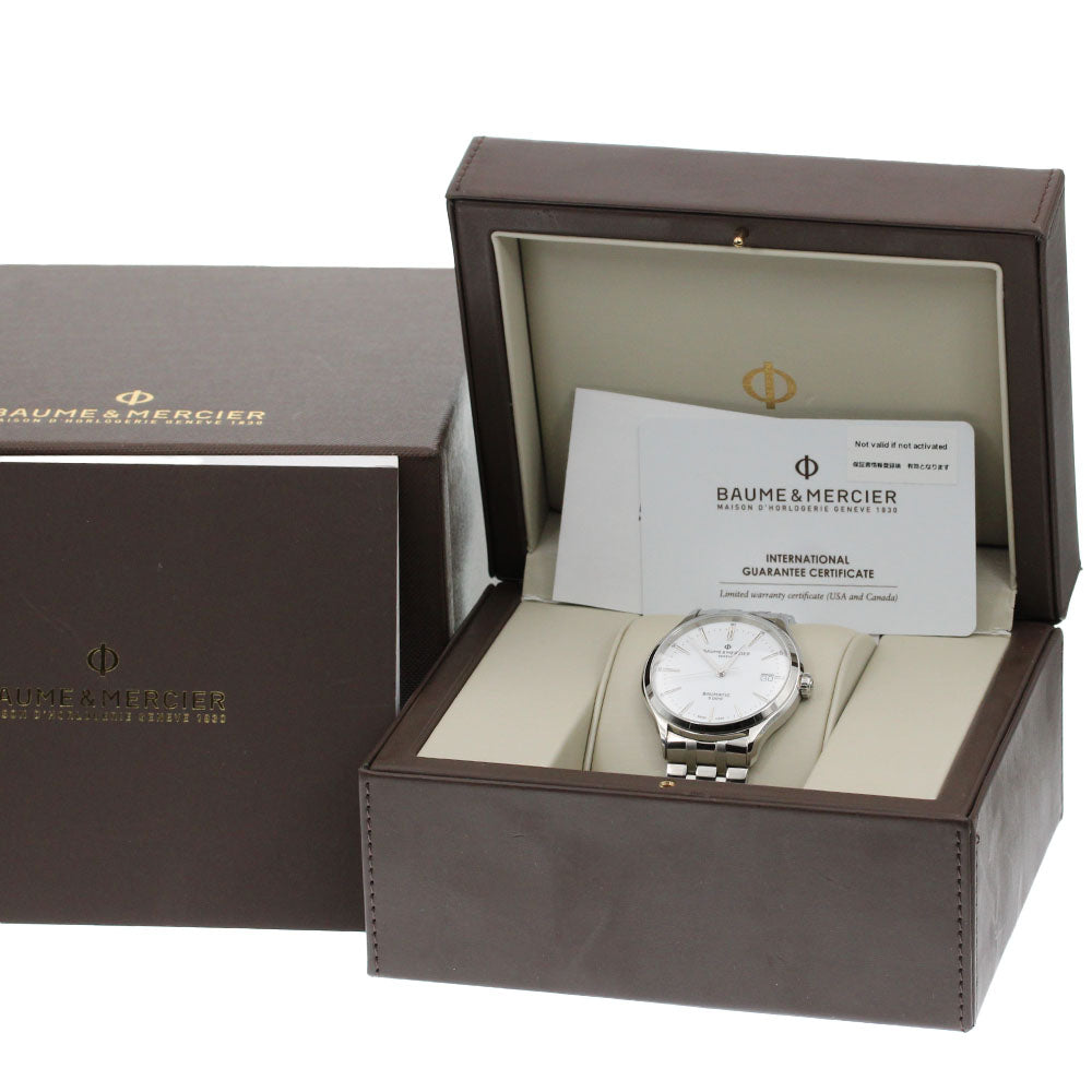 Baume & Mercier Clifton 65834 Date white Dial Automatic Men's Watch_864570