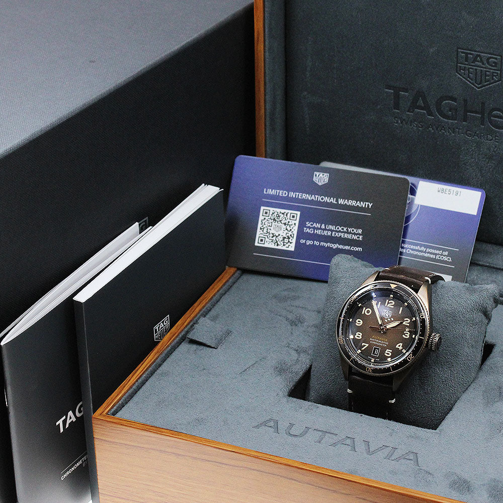 TAG HEUER Otavia WBE5191 Caliber 5 Brown Dial Automatic Men's Watch_864606