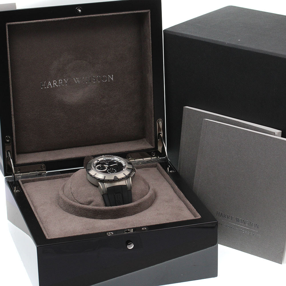 HARRY WINSTON Ocean Diver Chrono Bluff 411/MCA44ZC.W AT Men's Watch_864619