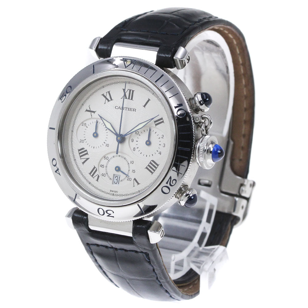 CARTIER Pasha Chrono W3101855 beige Dial Quartz Men's Watch_864633