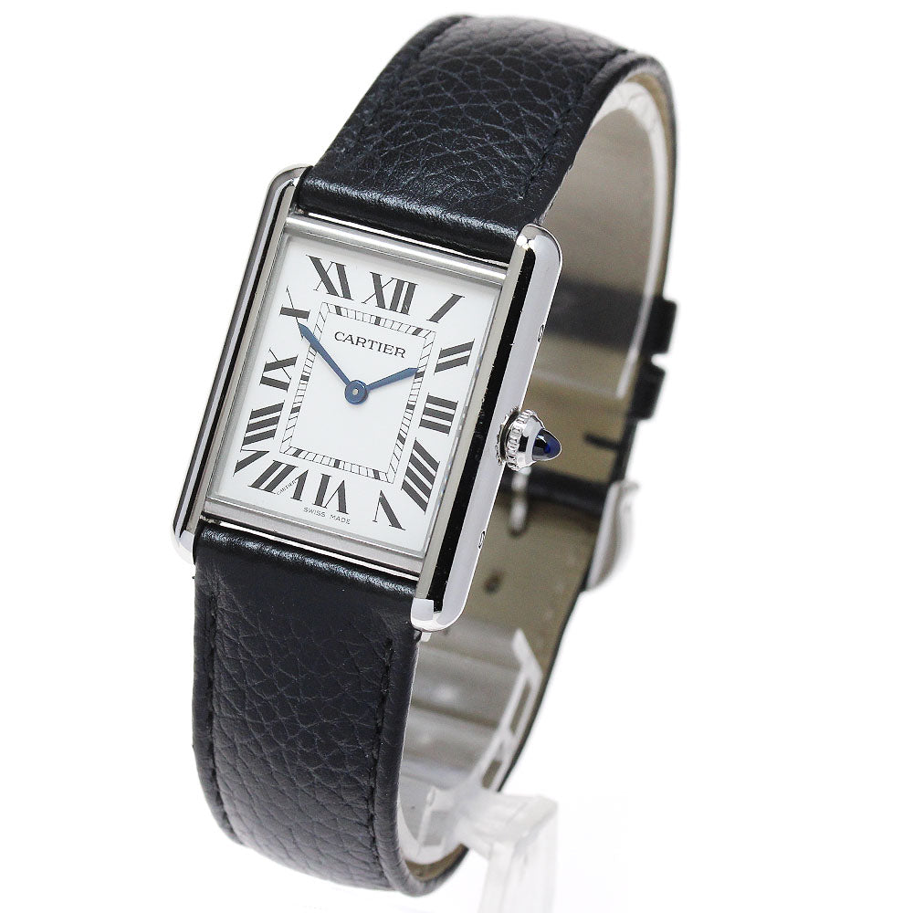 CARTIER tank mast LM WSTA0041 Silver Dial Quartz Men's Watch_864639