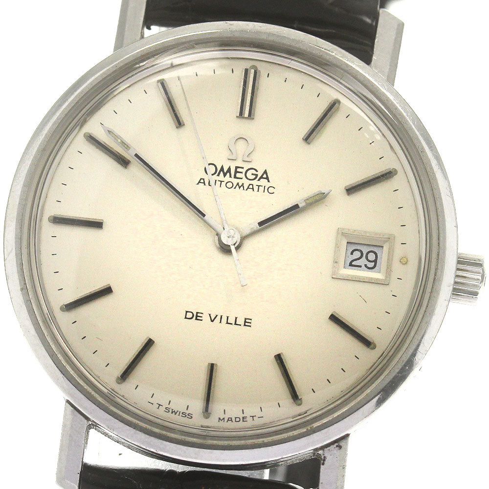OMEGA De Ville 166.0161 Date Cal.1012 Silver Dial Automatic Men's Watch_864649
