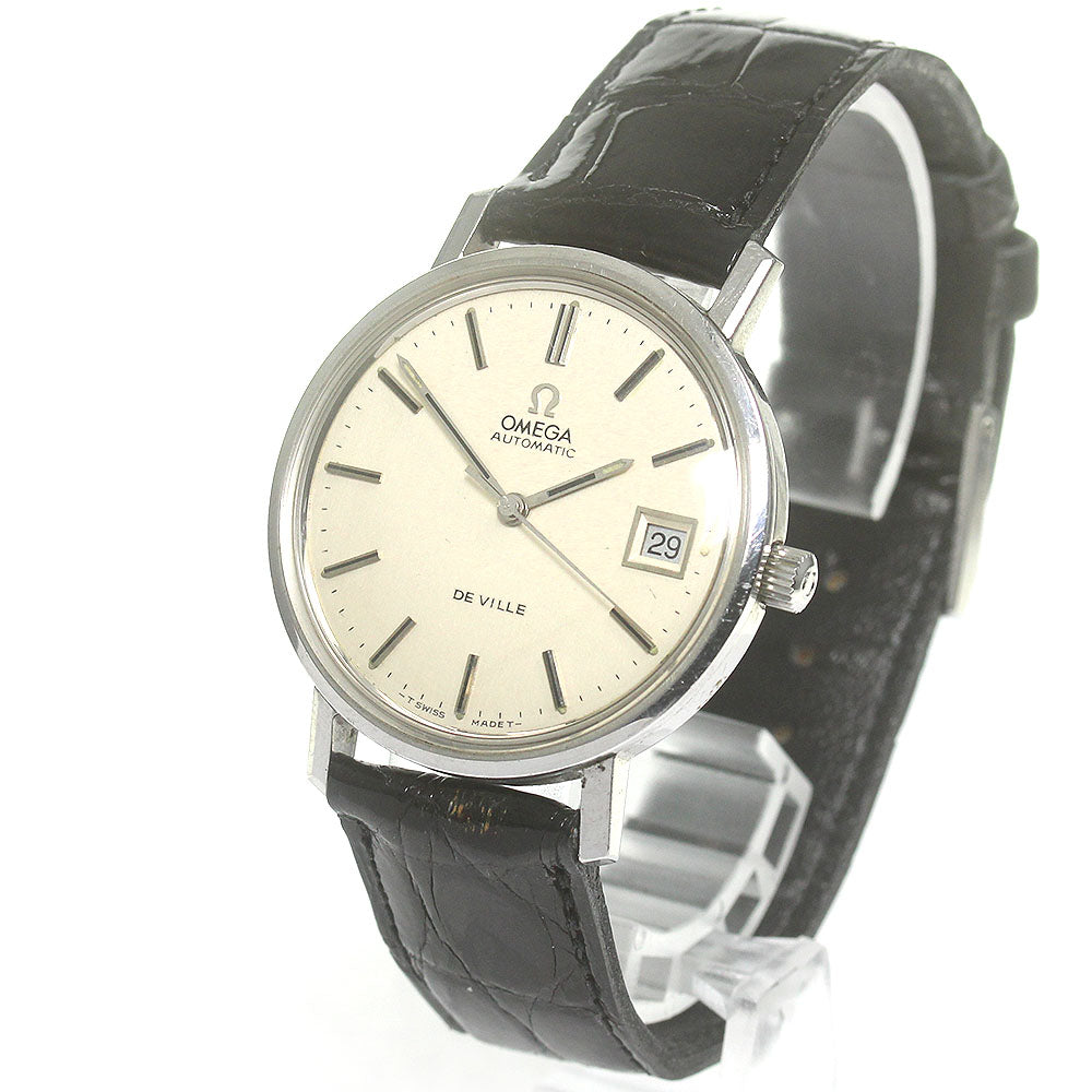 OMEGA De Ville 166.0161 Date Cal.1012 Silver Dial Automatic Men's Watch_864649