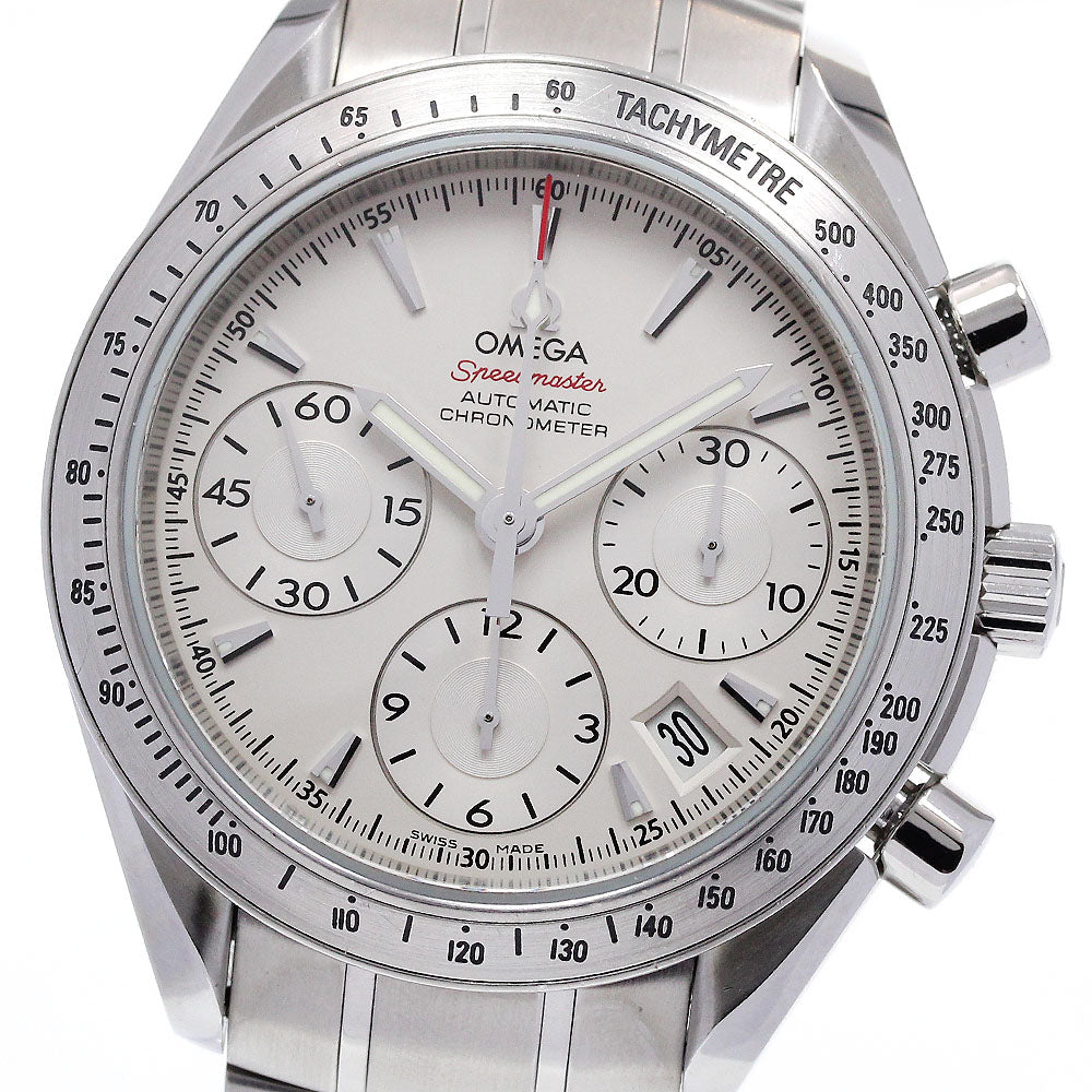OMEGA Speedmaster 323.10.40.40.02.001 Date Silver Dial Automatic Men's_864672