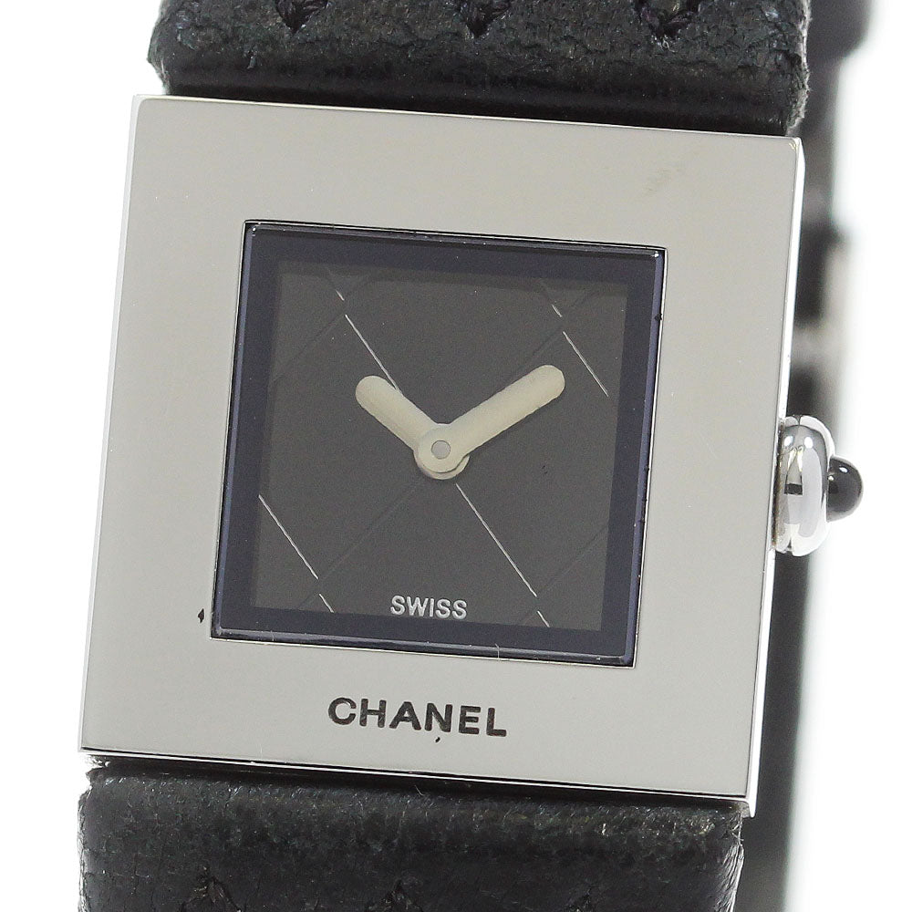CHANEL Matrasse H0118 black Dial Quartz Ladies Watch_864700