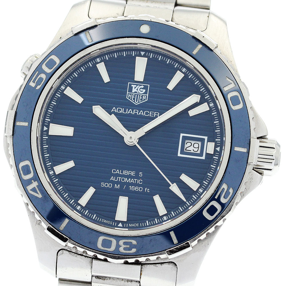 TAG HEUER Aquaracer WAK2111-0 Caliber 5 Navy Dial Automatic Men's Watch_864703
