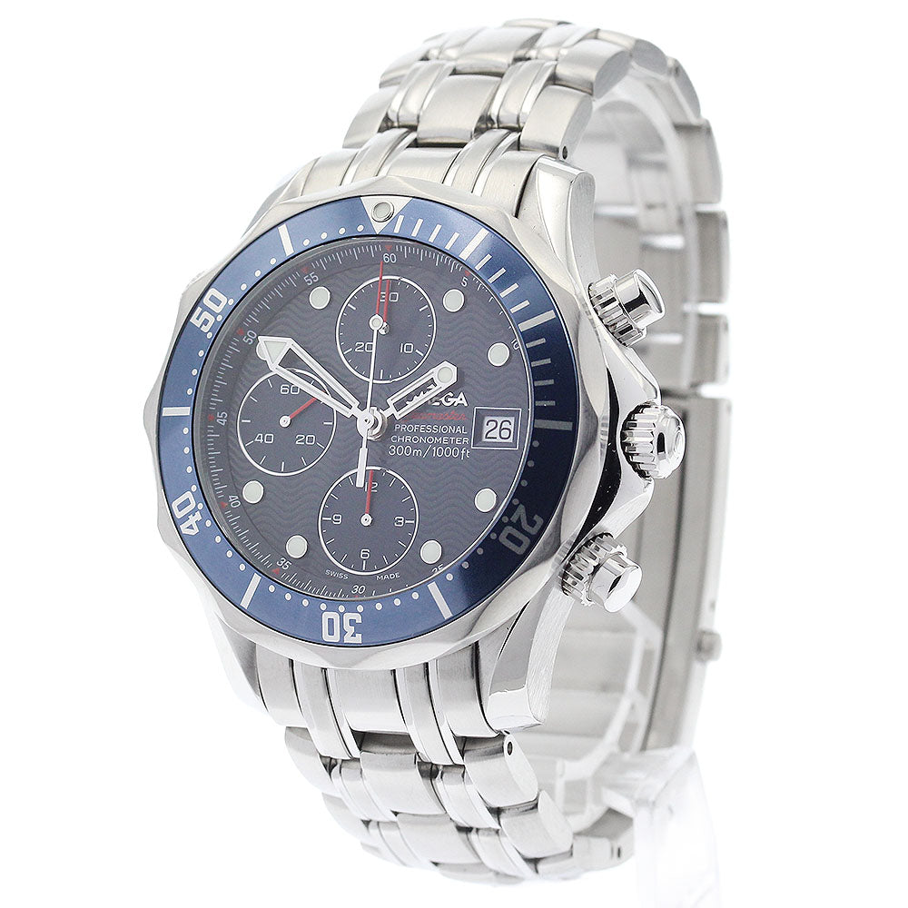 OMEGA Seamaster300 2225.80 Date Chronograph Navy Dial Automatic Men's _864769