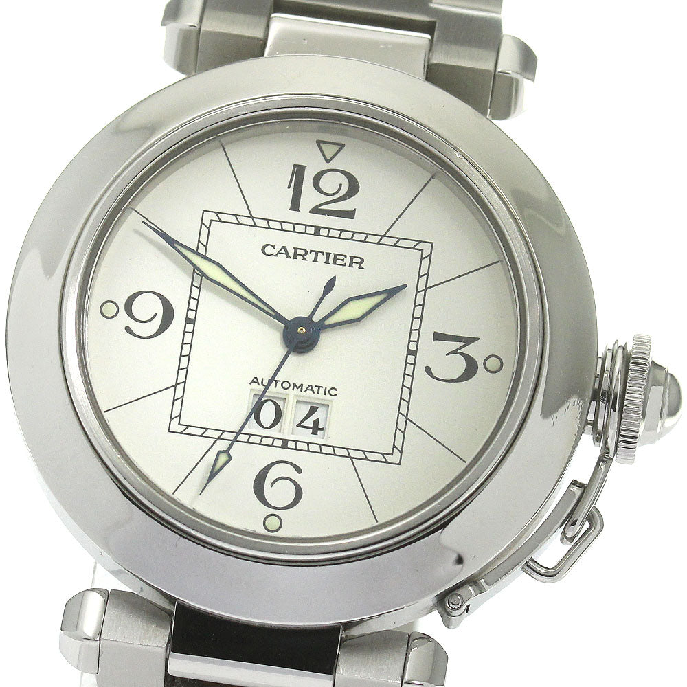 CARTIER Pasha C Grand Date W31055M7 white Dial Automatic Boy's Watch_864772