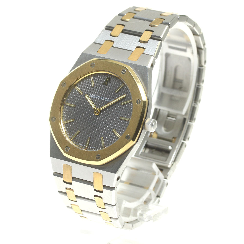 AUDEMARS PIGUET Royal oak Stainless Steel/YG gray Dial Quartz Men's Watch_864783
