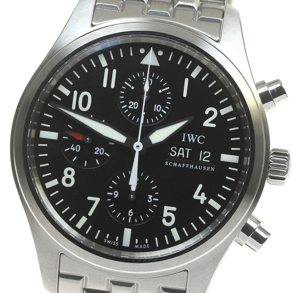 IWC SCHAFFHAUSEN Pilot watch IW371701 Chronograph Automatic Men's Watch_864794