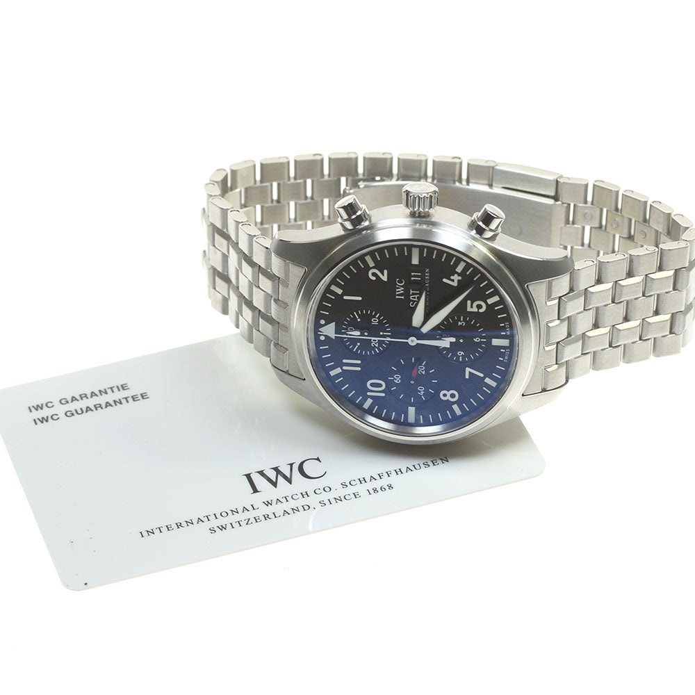 IWC SCHAFFHAUSEN Pilot watch IW371701 Chronograph Automatic Men's Watch_864794