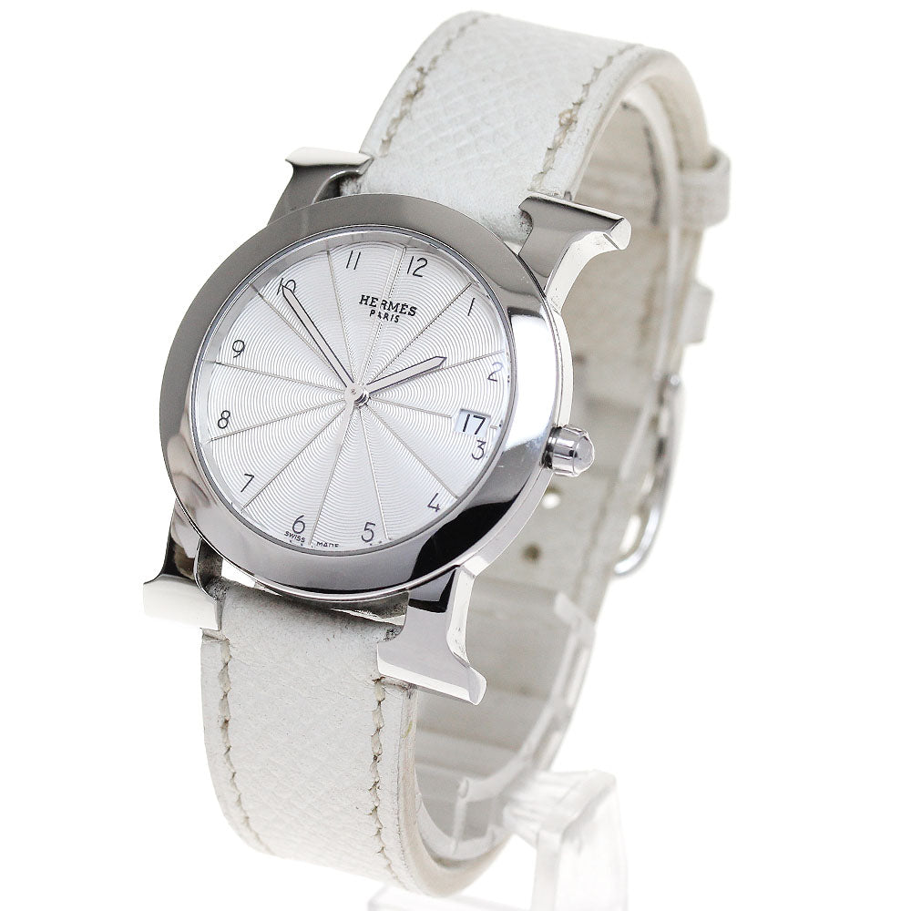 HERMES H watch Rondo HR1.510 Date Silver Dial Quartz Ladies Watch_864799
