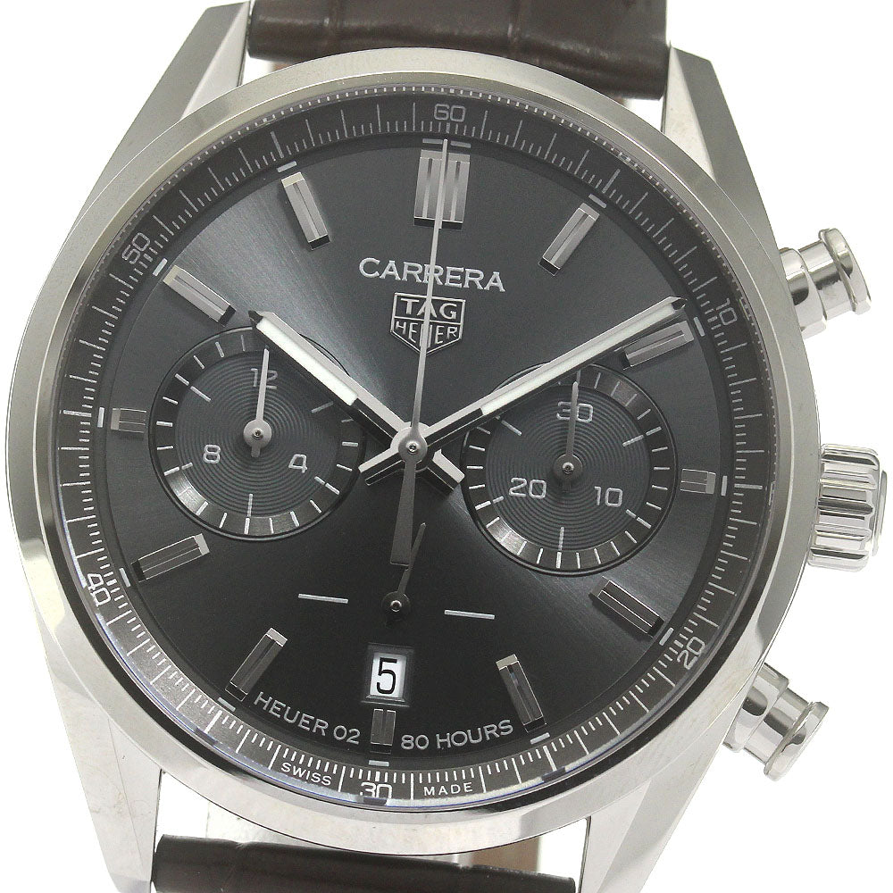 TAG HEUER Carrera CBN2012 Caliber Heuer 02 Chronograph gray Dial Automatic Men's Watch_864800