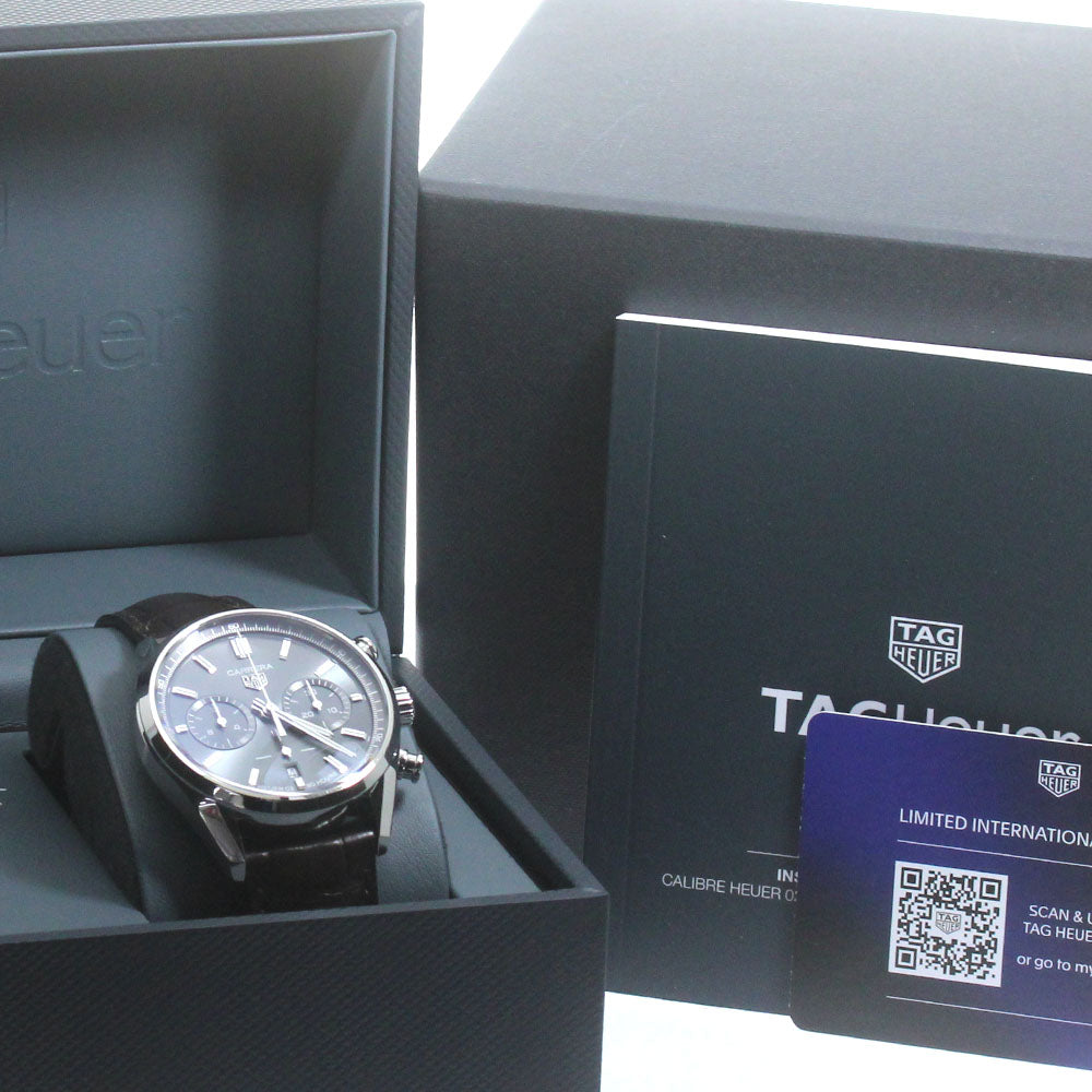 TAG HEUER Carrera CBN2012 Caliber Heuer 02 Chronograph gray Dial Automatic Men's Watch_864800