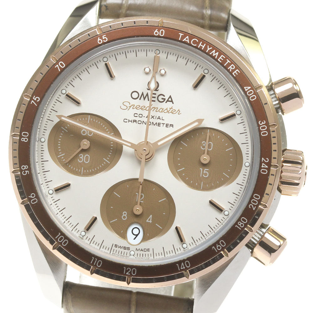OMEGA Speed master 38 324.23.38.50.02.002 Co-Axial Chronograph beige Dial Automatic Men's Watch_864813