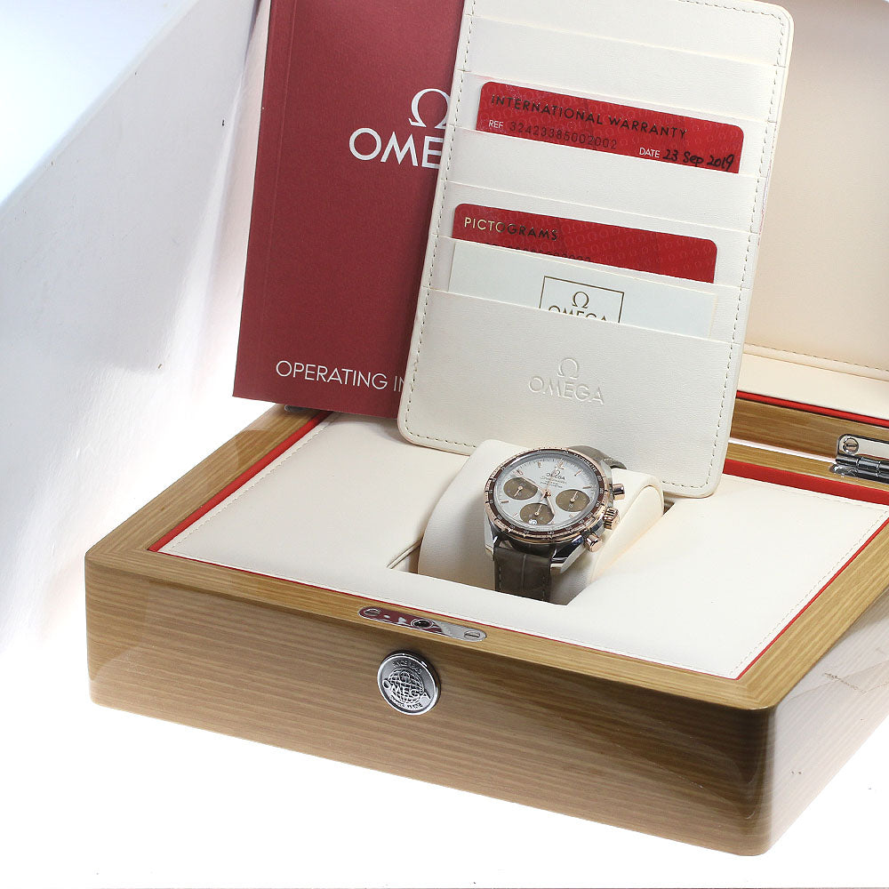 OMEGA Speed master 38 324.23.38.50.02.002 Co-Axial Chronograph beige Dial Automatic Men's Watch_864813