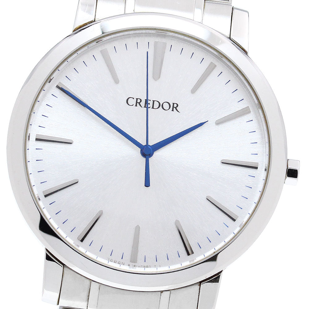 SEIKO CREDOR SIGNO 8J81-0AT0/GCAR973 Silver Dial Quartz Men's Watch_864902