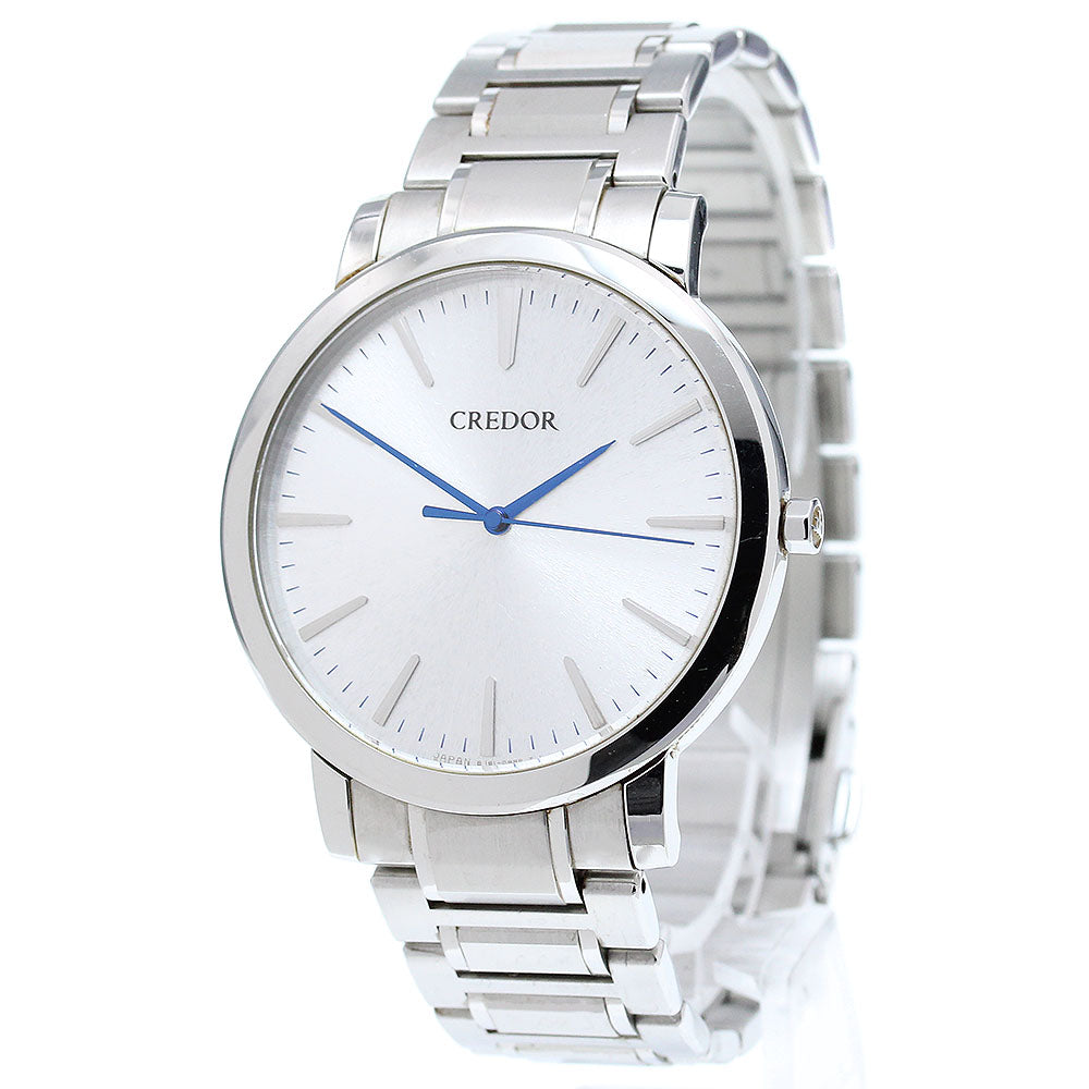 SEIKO CREDOR SIGNO 8J81-0AT0/GCAR973 Silver Dial Quartz Men's Watch_864902