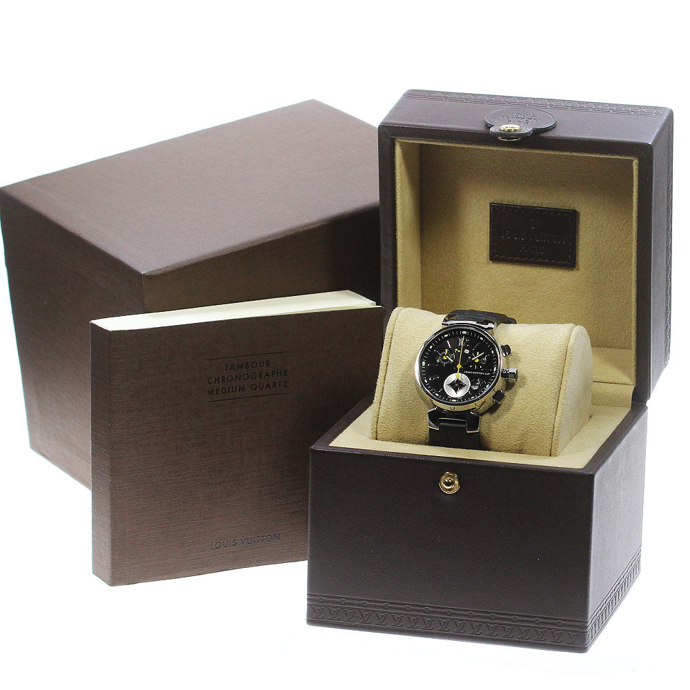 LOUIS VUITTON Tambour Lovely Cup MM Q132G Chronograph Quartz Boy's_864924