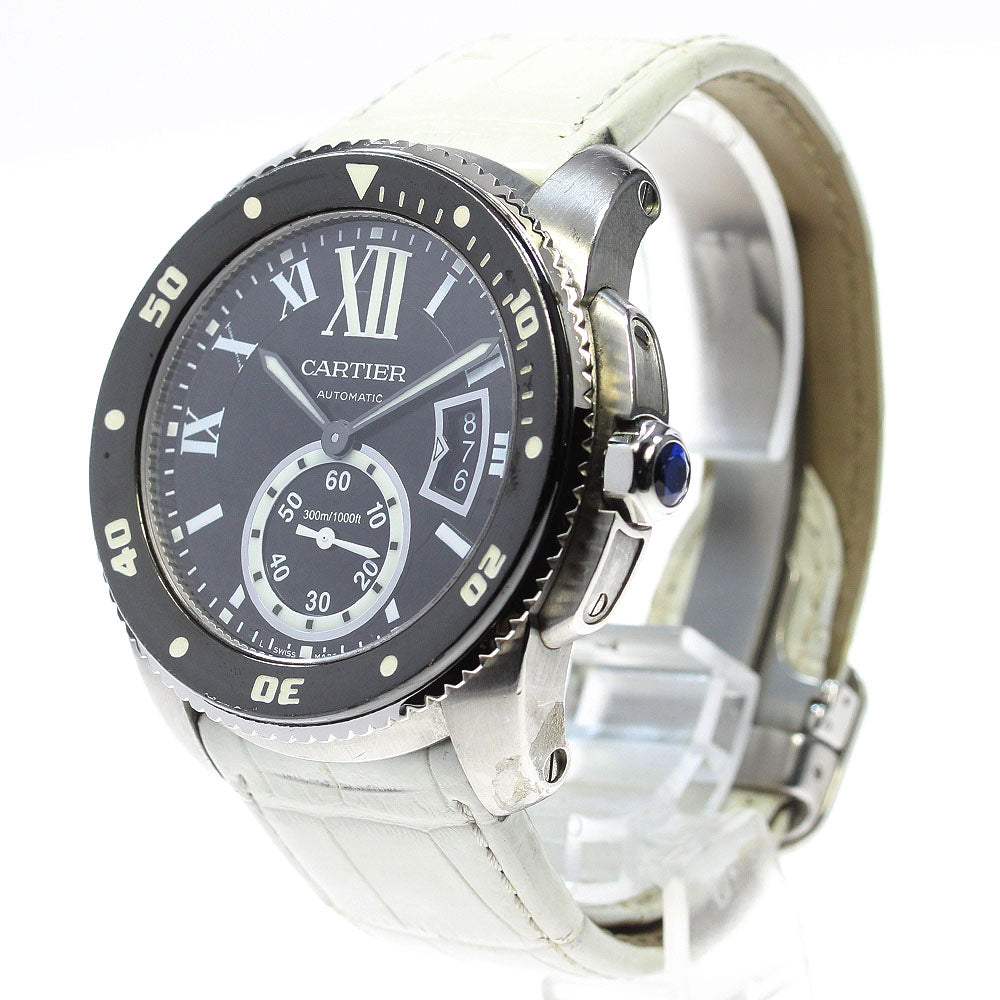 CARTIER Caliber de Cartier Diver W7100056 Small seconds black Dial Automatic Men's Watch_864930