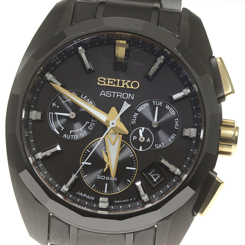 SEIKO Astron Kintaro Hattori 160th Anniversary Limited Edition SBXC073/5X53-0BB0 GPS black Dial Solar Powered Radio Men's Watch_864969