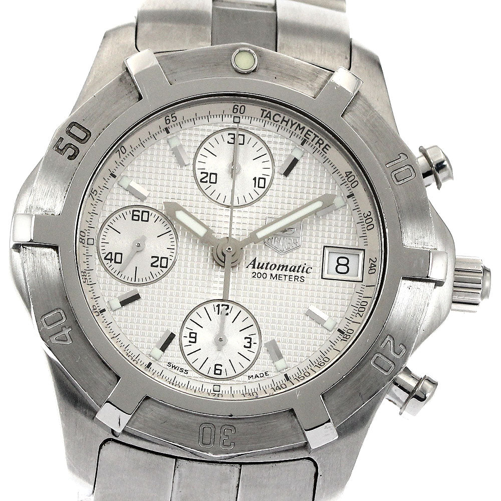 TAG HEUER Exclusive CN2110 Date Chronograph Silver Dial Automatic Men's_864971