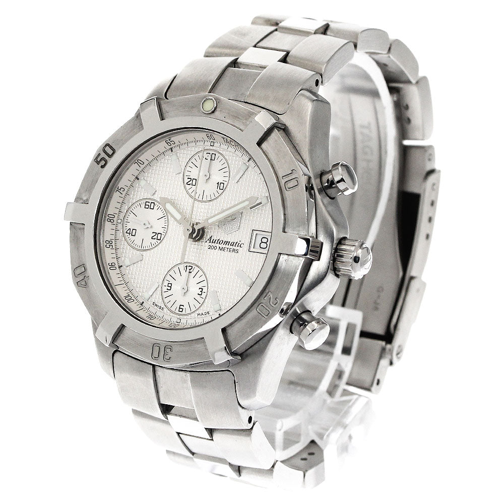 TAG HEUER Exclusive CN2110 Date Chronograph Silver Dial Automatic Men's_864971