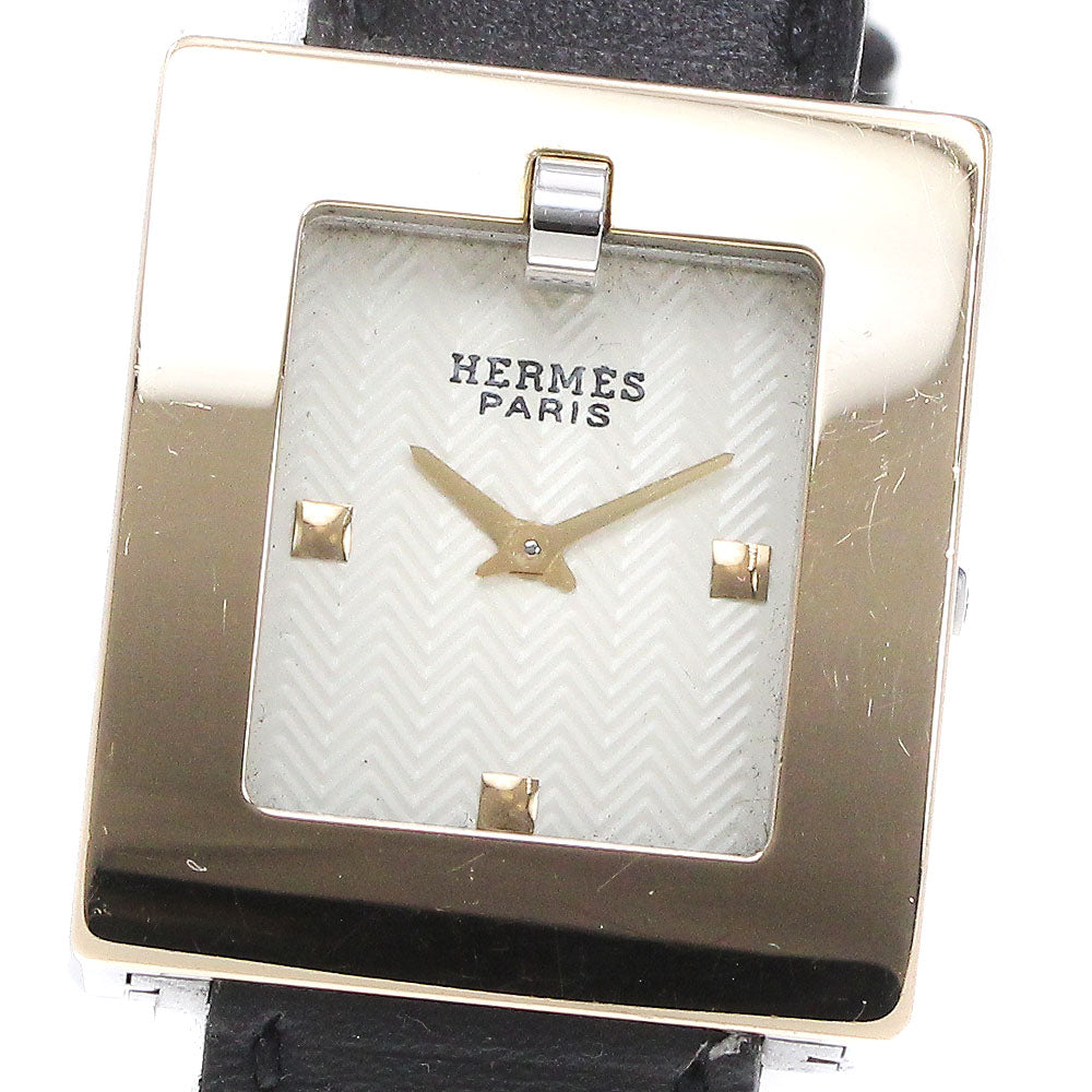 HERMES Belt watch BE1.220 □ E marking beige Dial Quartz Ladies Watch_864986