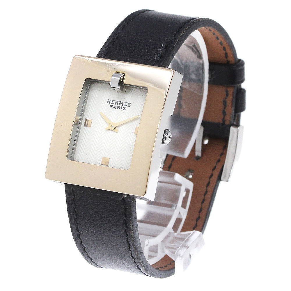 HERMES Belt watch BE1.220 □ E marking beige Dial Quartz Ladies Watch_864986
