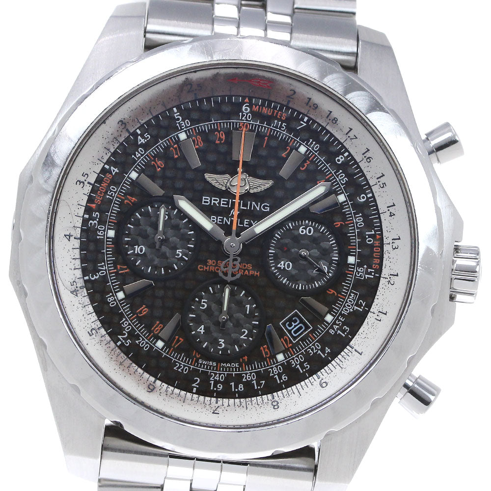 BREITLING Bentley A25365 Chronograph Date black Dial Automatic Men's_864987