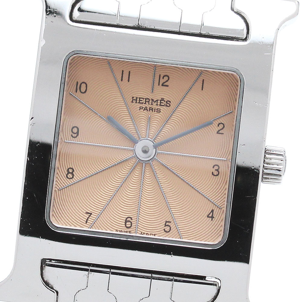 HERMES H watch HH1.210 Orange Dial Quartz Ladies Watch_864997