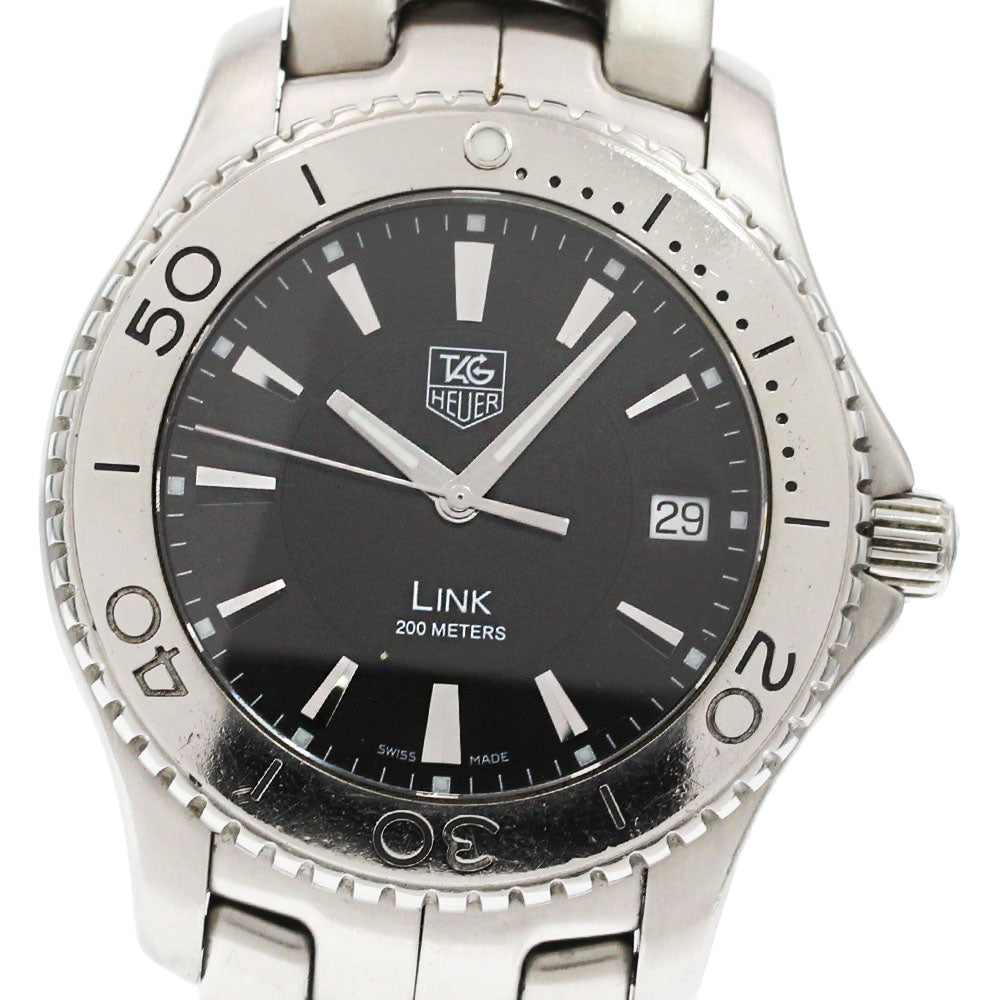 TAG HEUER Link WJ1110 Date Black Dial Quartz Men's Watch_865010