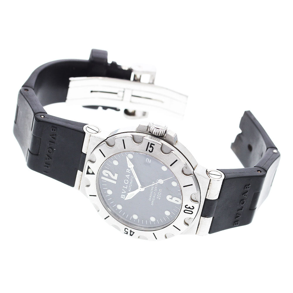 BVLGARI Diagono Scuba SD38S Date black Dial Automatic Men's Watch_865048