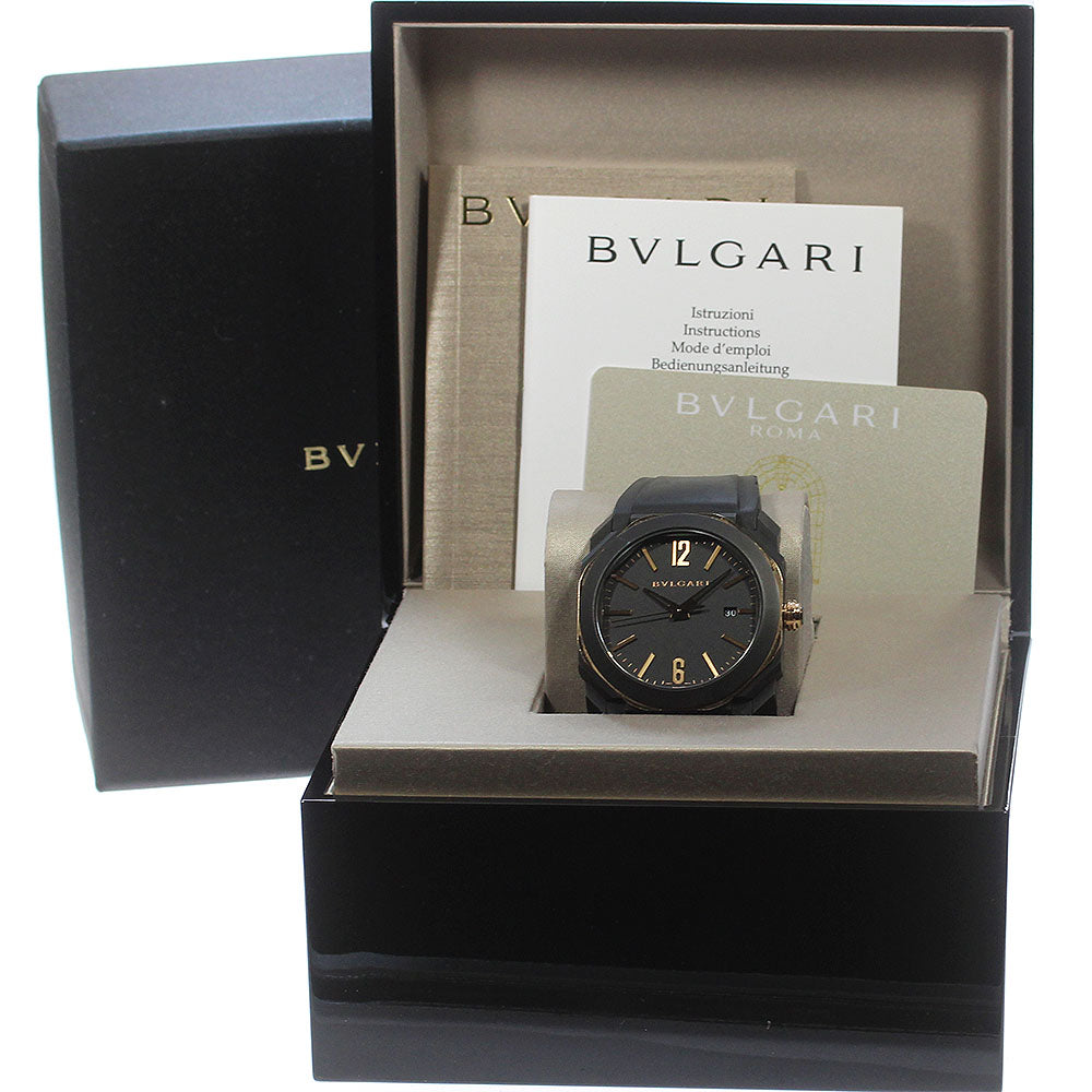 BVLGARI Octo BG0P41SG Date black Dial Automatic Men's Watch_865049