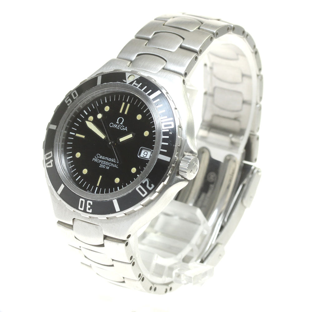OMEGA Seamaster200m Date black Dial Quartz Men's Watch_865068
