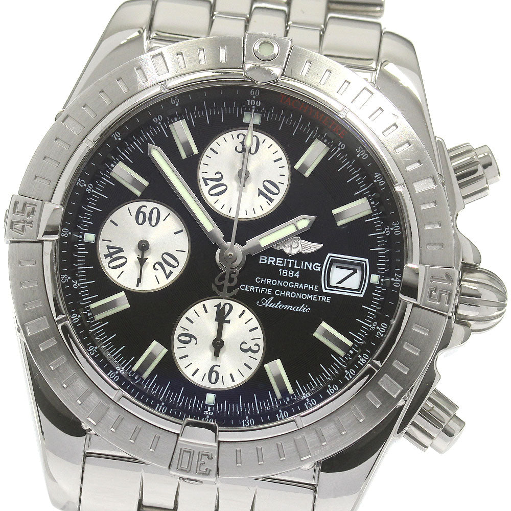 BREITLING Chronomat Evolution A13356 Black Dial Automatic Men's Watch_865074