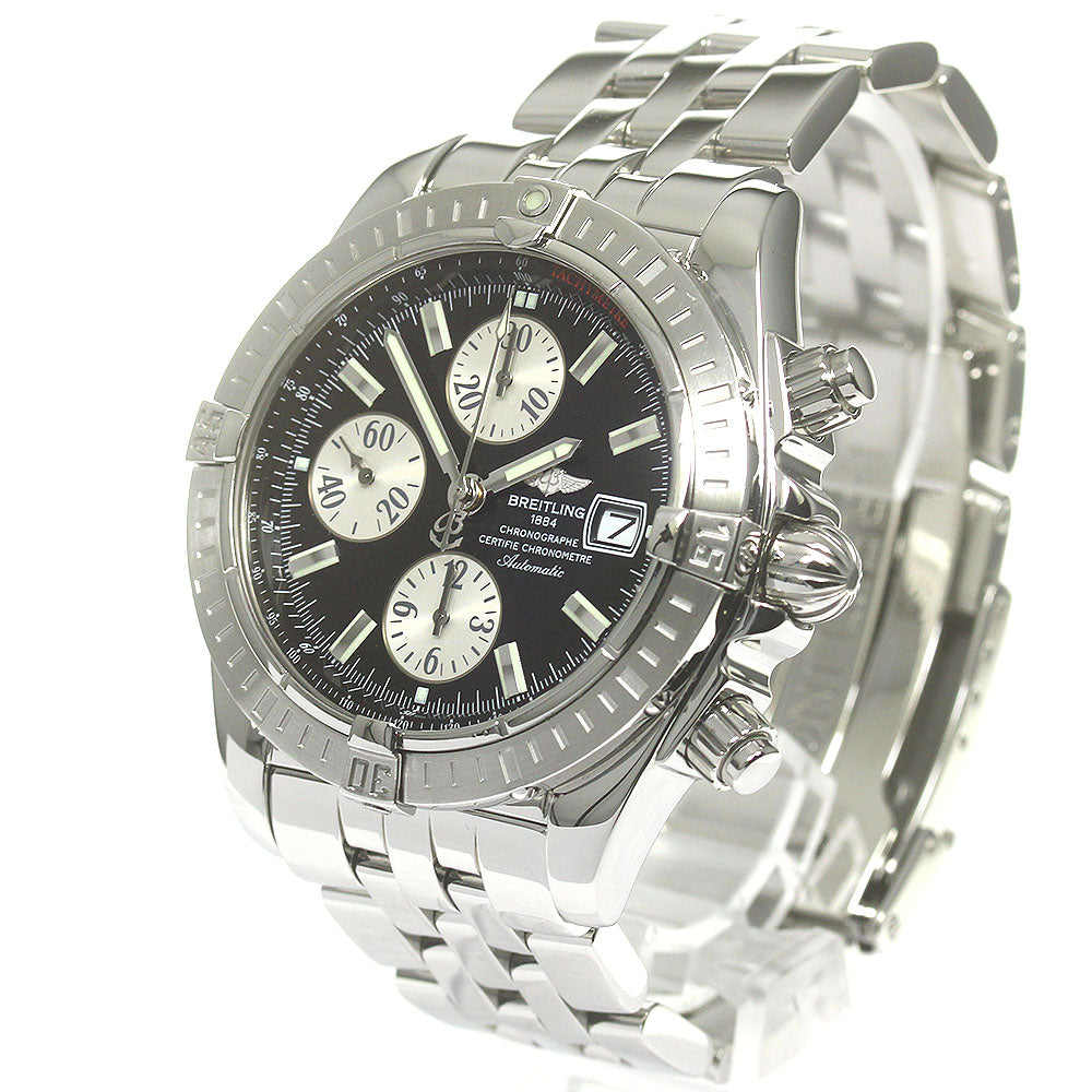 BREITLING Chronomat Evolution A13356 Black Dial Automatic Men's Watch_865074