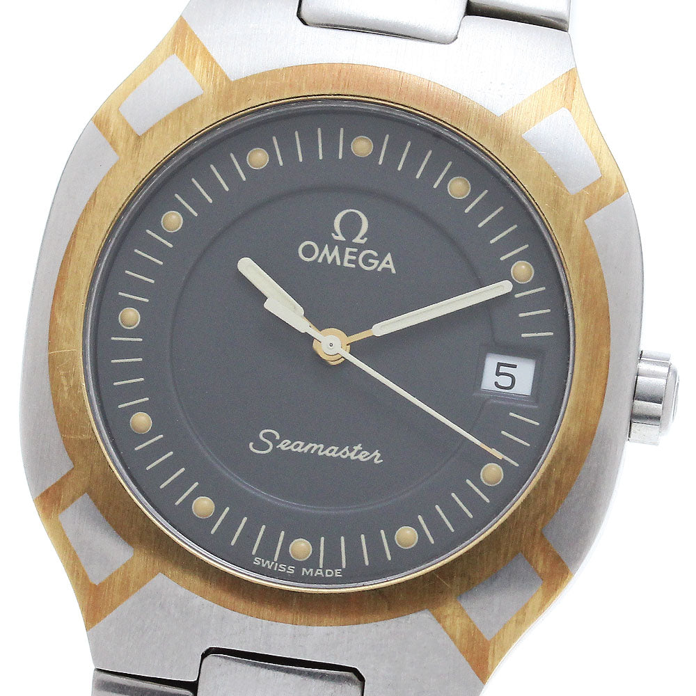 OMEGA Seamaster Polaris Date gray Dial Quartz Men's Watch_865118