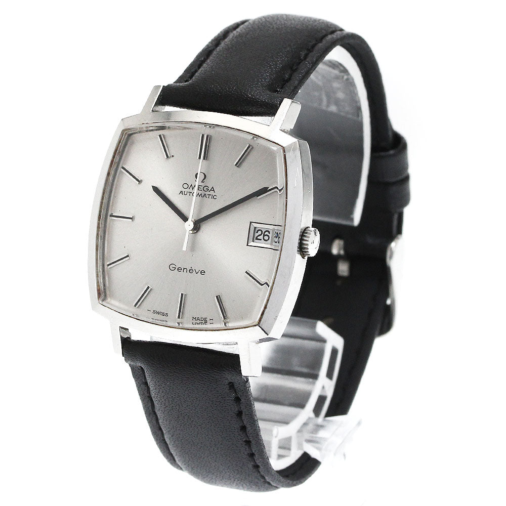 OMEGA Geneve 162.0052 Square Date cal.1012 Silver Dial Automatic Men's_865134